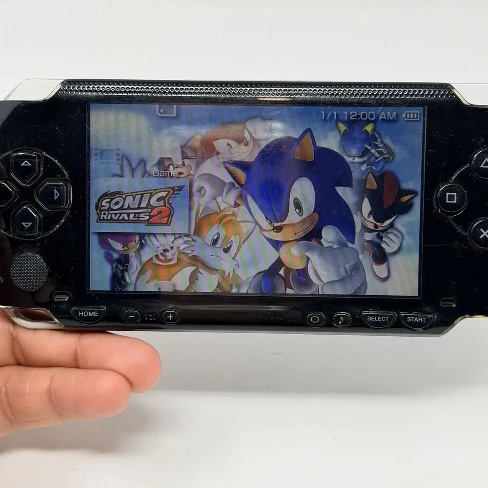 Sony PSP-1001 Black Handheld Console Tested 2GB Memory Card No Charger